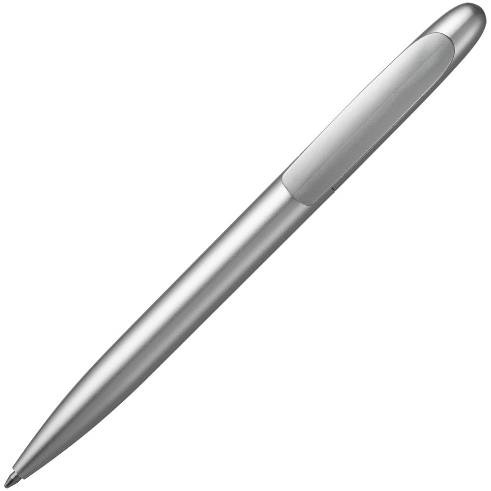 Ручка шариковая Moor Silver, серебристая / Миниатюра WWW (1000)