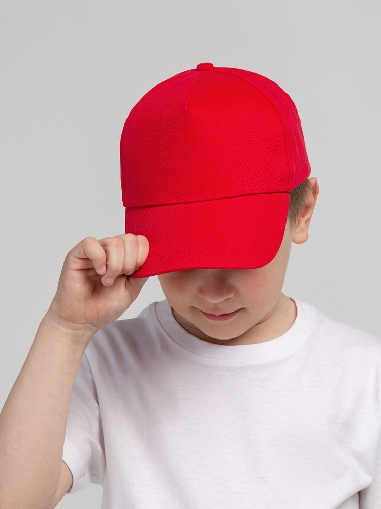 Бейсболка детская Standard Kids, красная / Миниатюра WWW (1000)