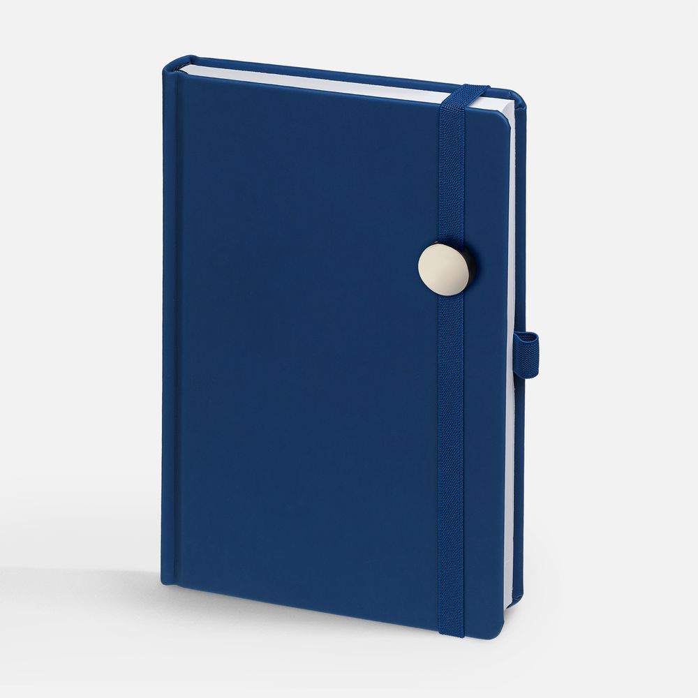 Ежедневник Favor Metal, недатированный, синий / Миниатюра WWW (1000)