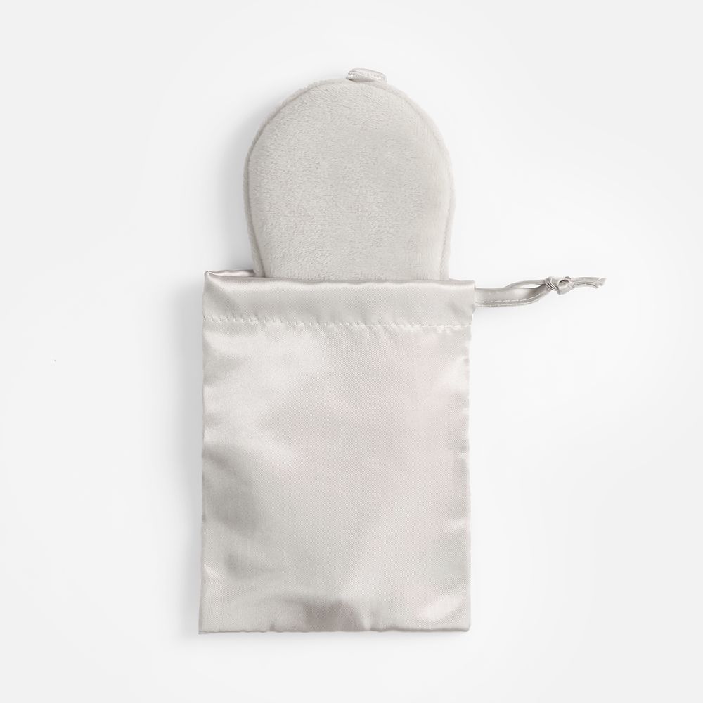 Двухстороняя маска для сна Veluto, серая / Миниатюра WWW (1000)