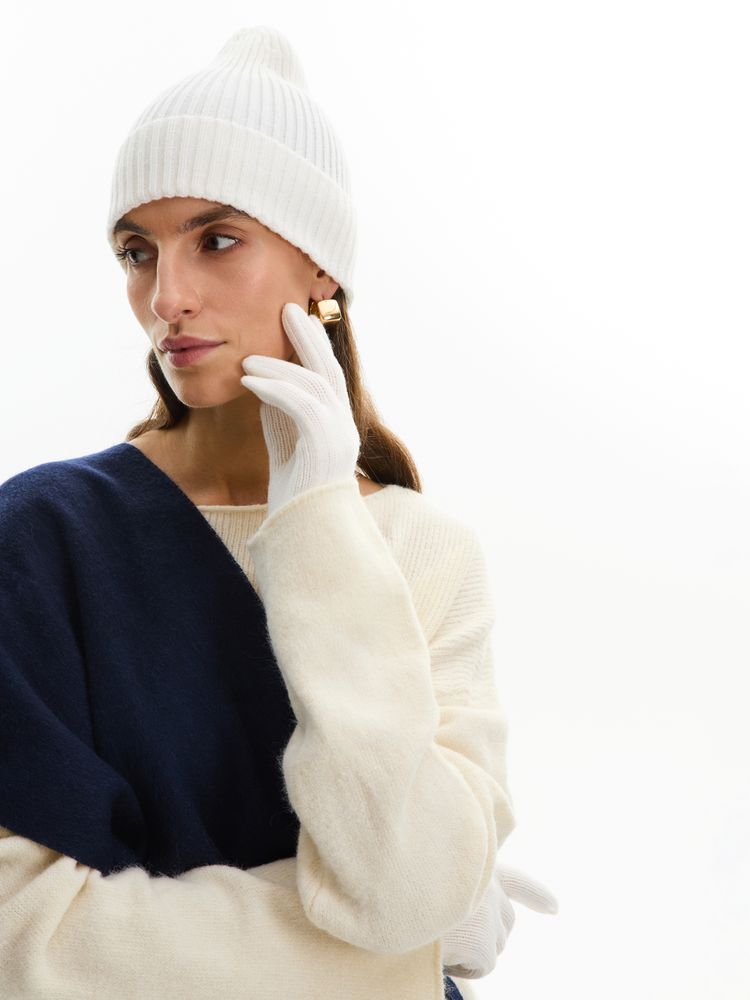 Шапка Bernard, молочно-белая / Миниатюра WWW (1000)