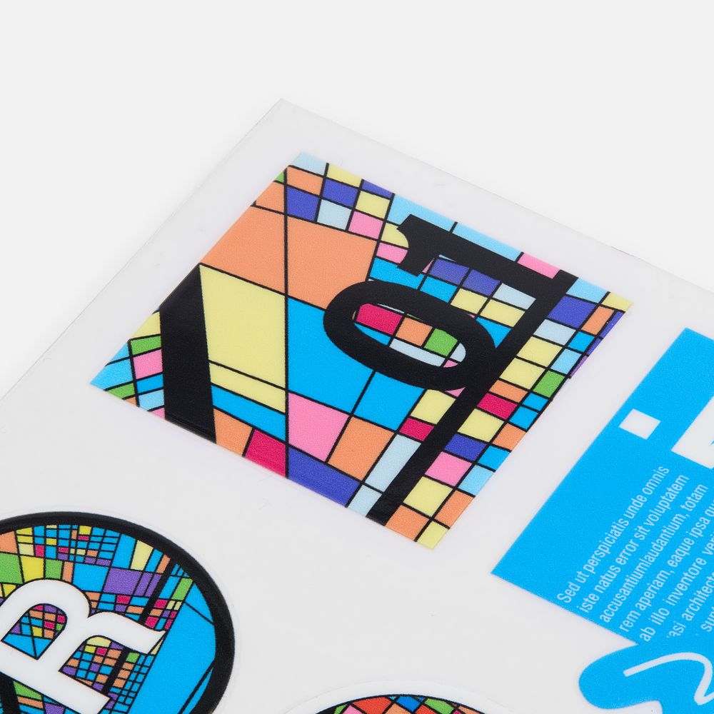 Наклейки UV-DTF Stiker Pack на заказ, M / Миниатюра WWW (1000)