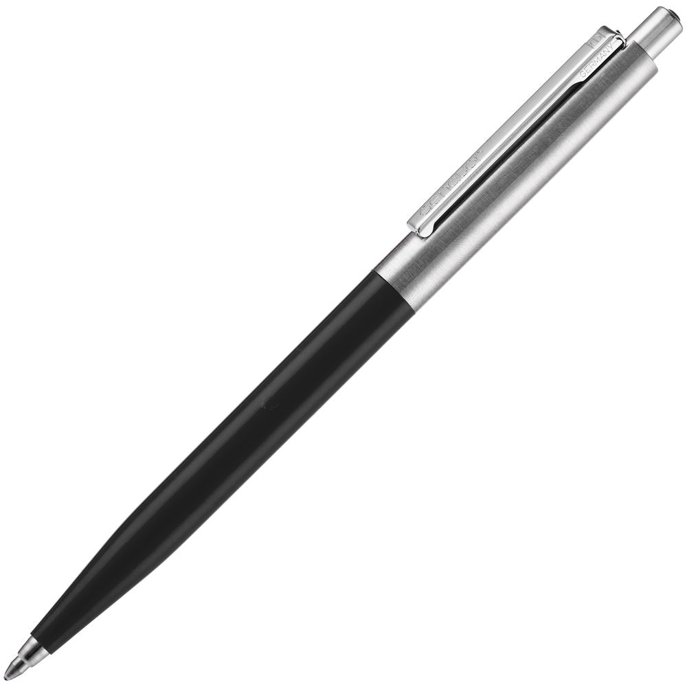 Ручка шариковая Senator Point Metal, ver.2, черная / Миниатюра WWW (1000)
