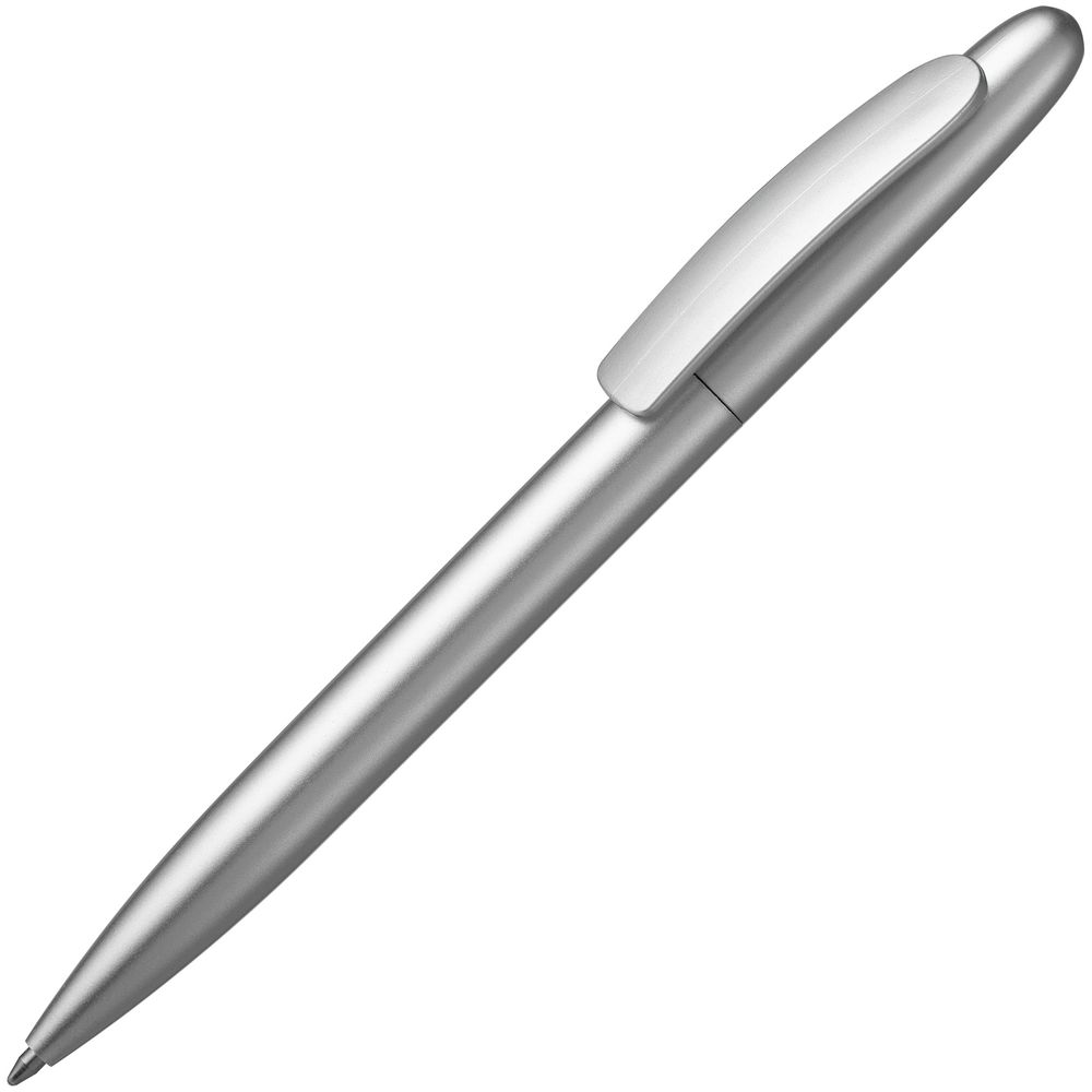 Ручка шариковая Moor Silver, серебристая / Миниатюра WWW (1000)