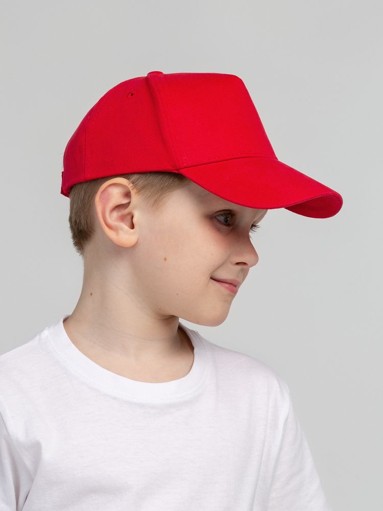 Бейсболка детская Standard Kids, красная / Миниатюра WWW (1000)