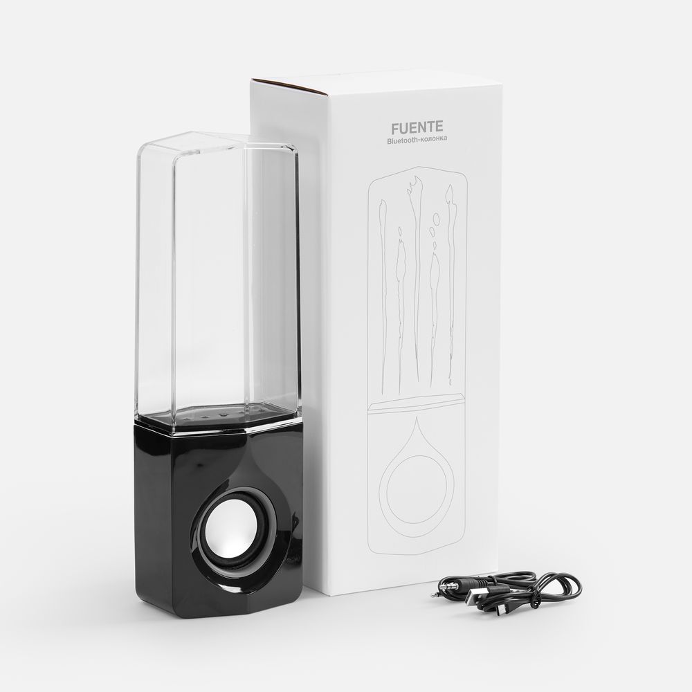 Bluetooth-колонка с поющим фонтаном Fuente, черная / Миниатюра WWW (1000)