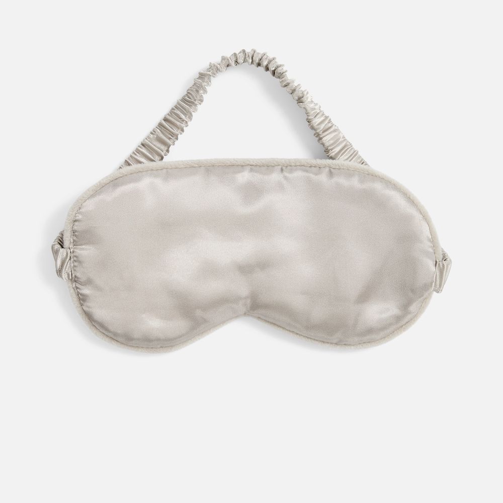 Двухстороняя маска для сна Veluto, серая / Миниатюра WWW (1000)