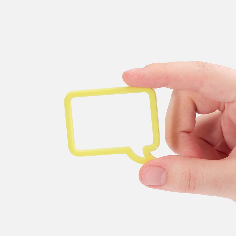 Подвеска Office, 3D-печать на заказ, сообщение / Миниатюра WWW (1000)