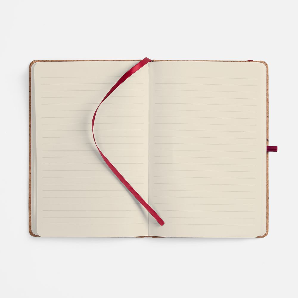 Блокнот Corkfolio, красный / Миниатюра WWW (1000)