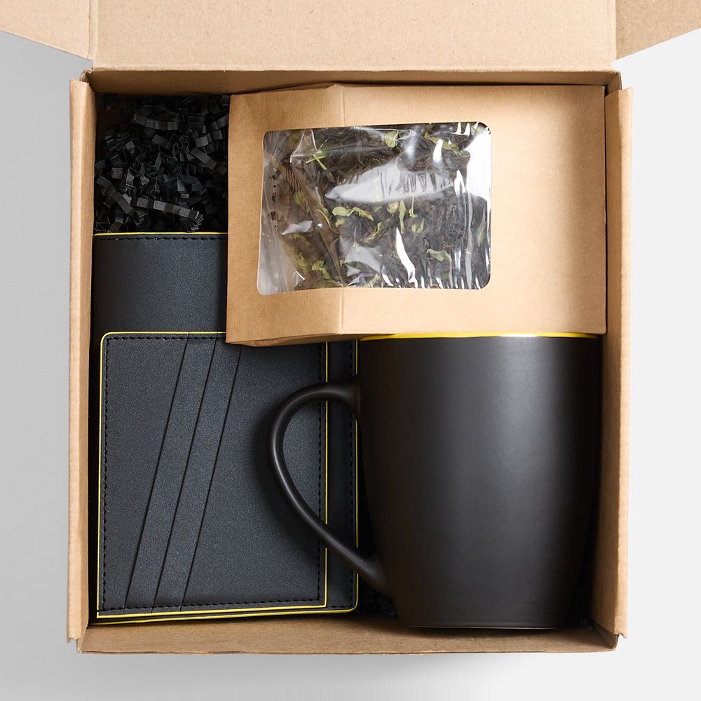 Набор Multimo Tea, черный с желтым / Миниатюра WWW (1000)