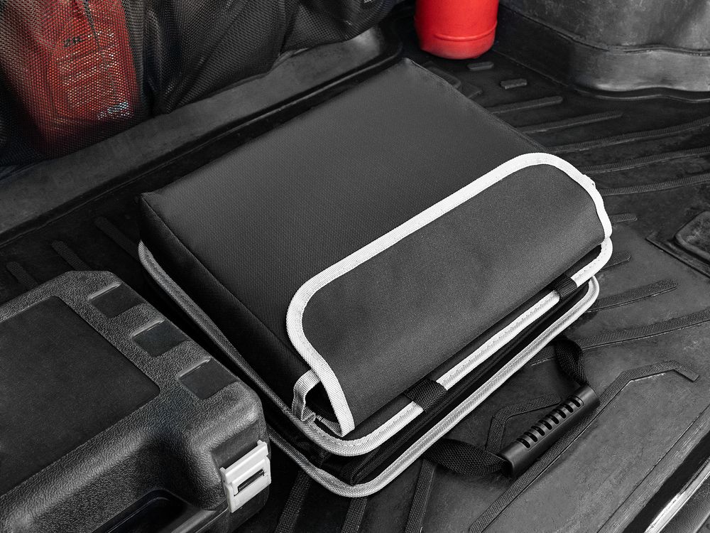 Органайзер в багажник с сумкой-холодильником Arranger, черный с серым / Миниатюра WWW (1000)