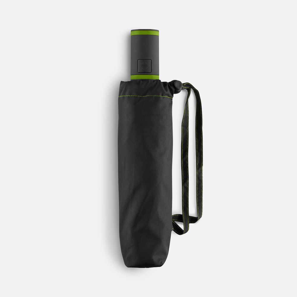 Зонт складной AOC Mini с цветными спицами ver.2, зеленое яблоко / Миниатюра WWW (1000)