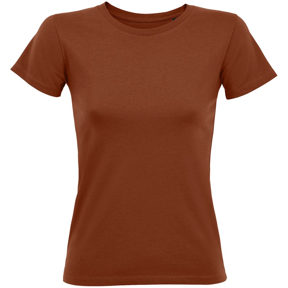 Футболка женская Regent Fit Women, коричневая (терракотовая) / Миниатюра WWW (1000)