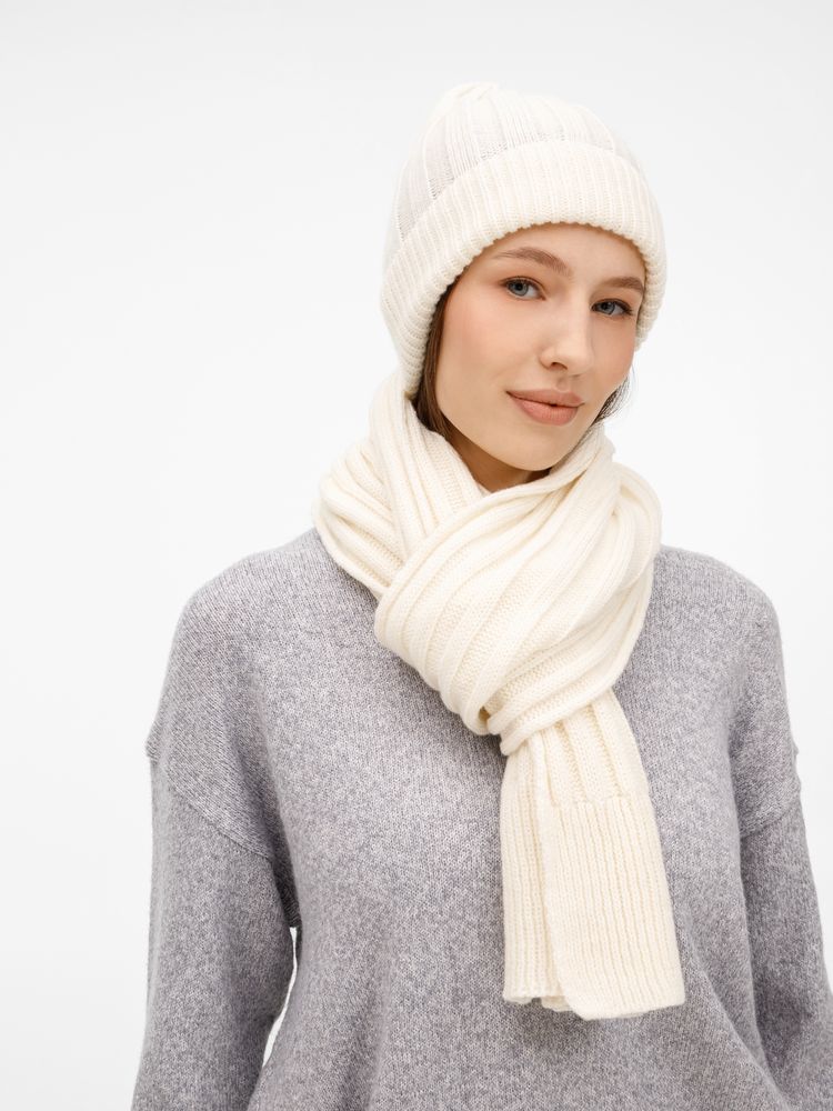 Шарф Bellish, белый (ванильный) / Миниатюра WWW (1000)