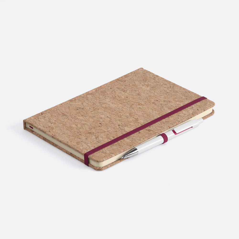 Блокнот Corkfolio, красный / Миниатюра WWW (1000)