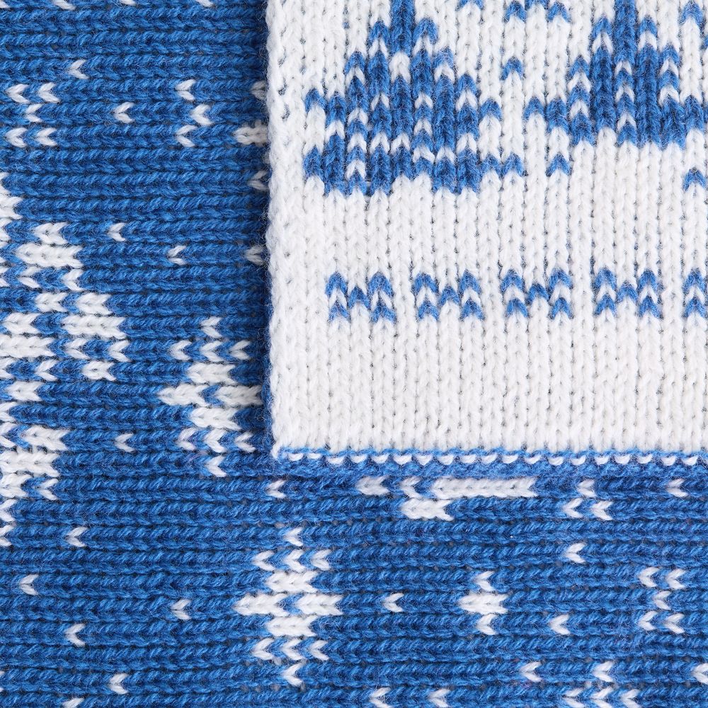 Плед Holidale, синий с молочным / Миниатюра WWW (1000)