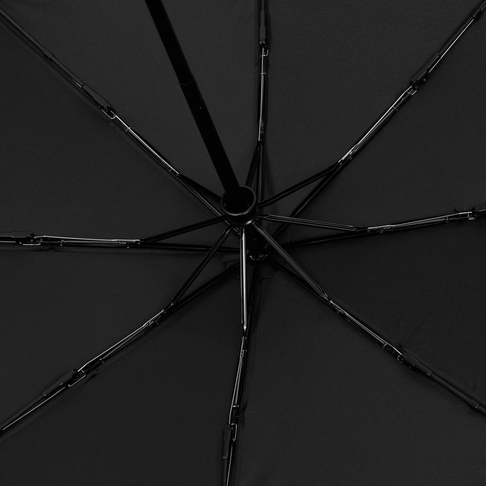 Зонт складной Smooth Move с плавным закрытием, черный / Миниатюра WWW (1000)