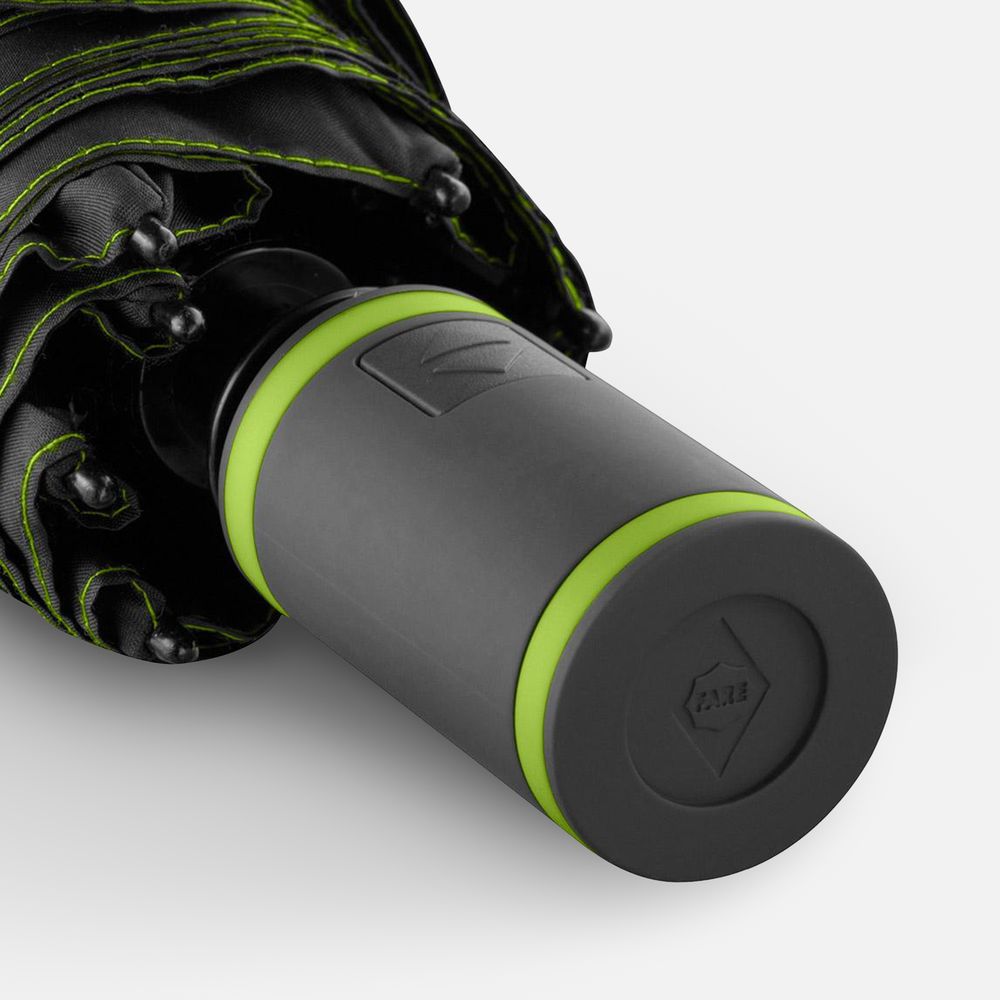 Зонт складной AOC Mini с цветными спицами ver.2, зеленое яблоко / Миниатюра WWW (1000)