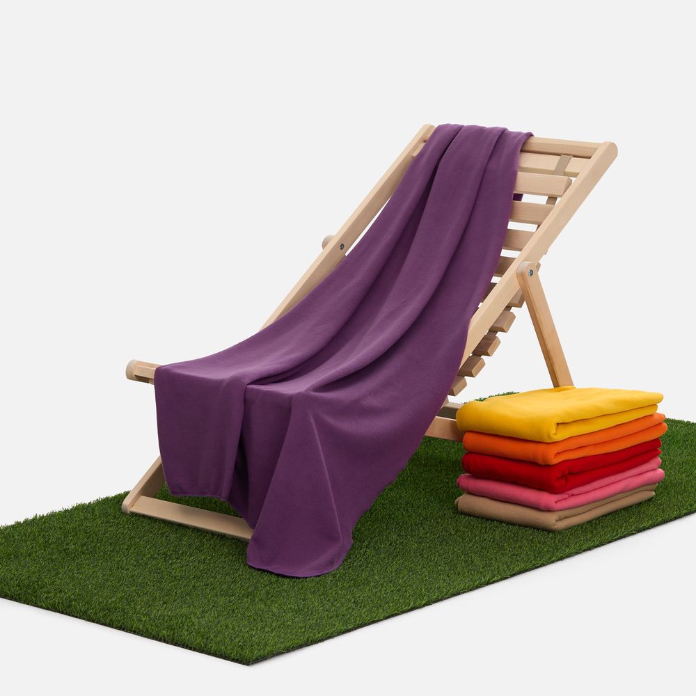 Флисовый плед Warm&Peace XL, фиолетовый / Миниатюра WWW (1000)