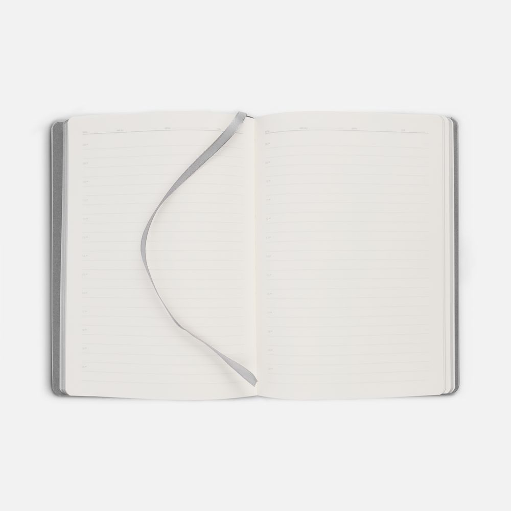 Ежедневник Shall, недатированный, серый / Миниатюра WWW (1000)