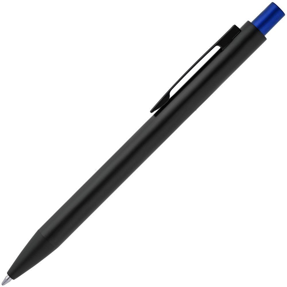 Ручка шариковая Chromatic, черная с синим / Миниатюра WWW (1000)