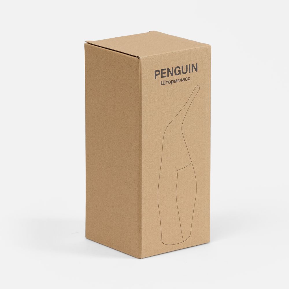 Штормгласс Penguin, черный / Миниатюра (упак) (1000)