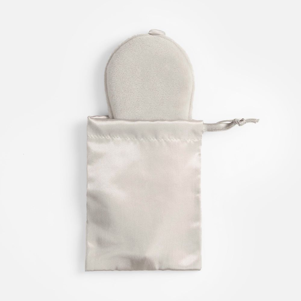 Двухстороняя маска для сна Veluto, серая / Миниатюра WWW (1000)