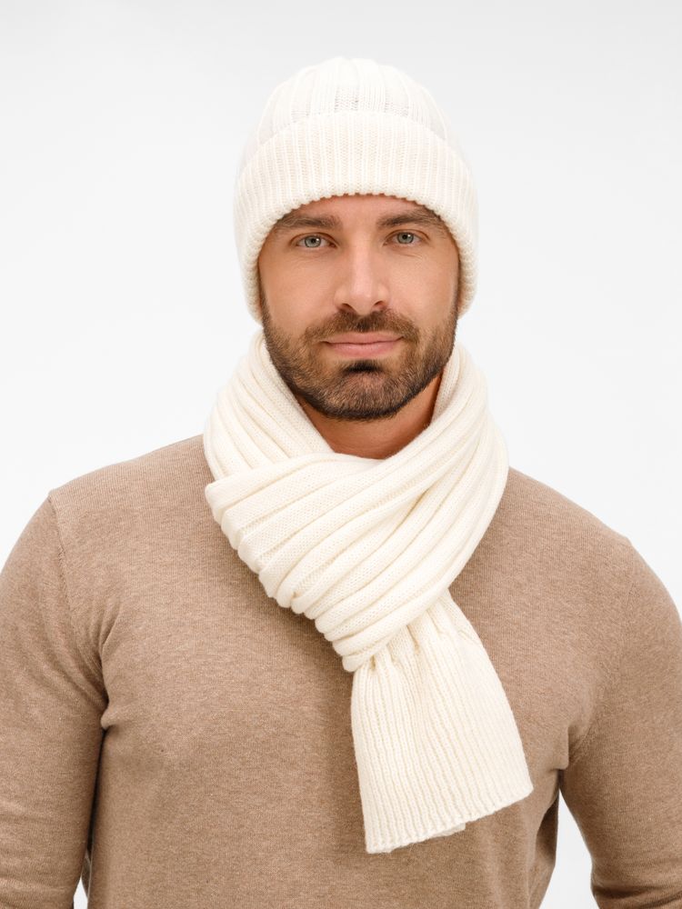 Шарф Bellish, белый (ванильный) / Миниатюра WWW (1000)