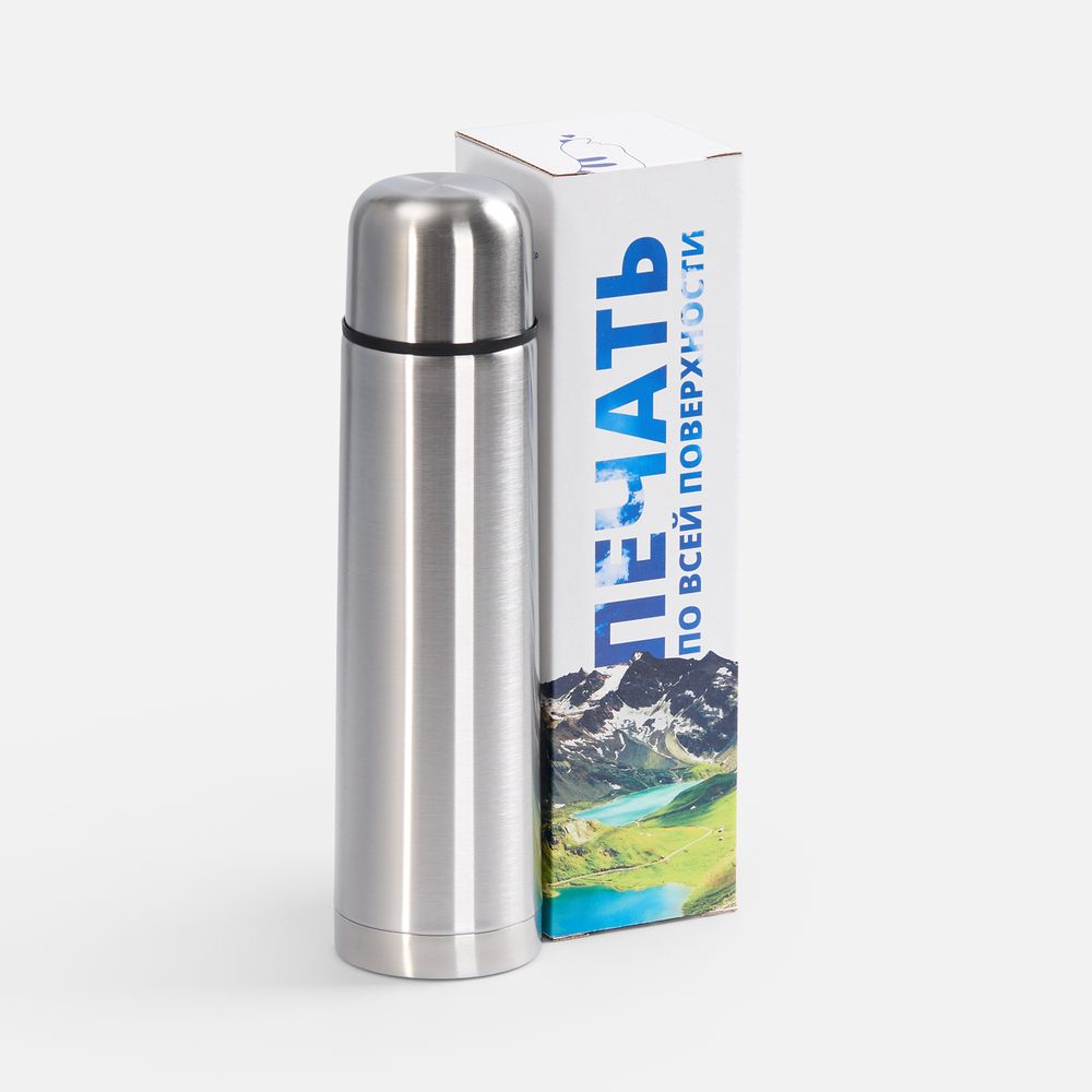 Коробка с полноцветной печатью для термоса Plain 750 / Миниатюра WWW (1000)
