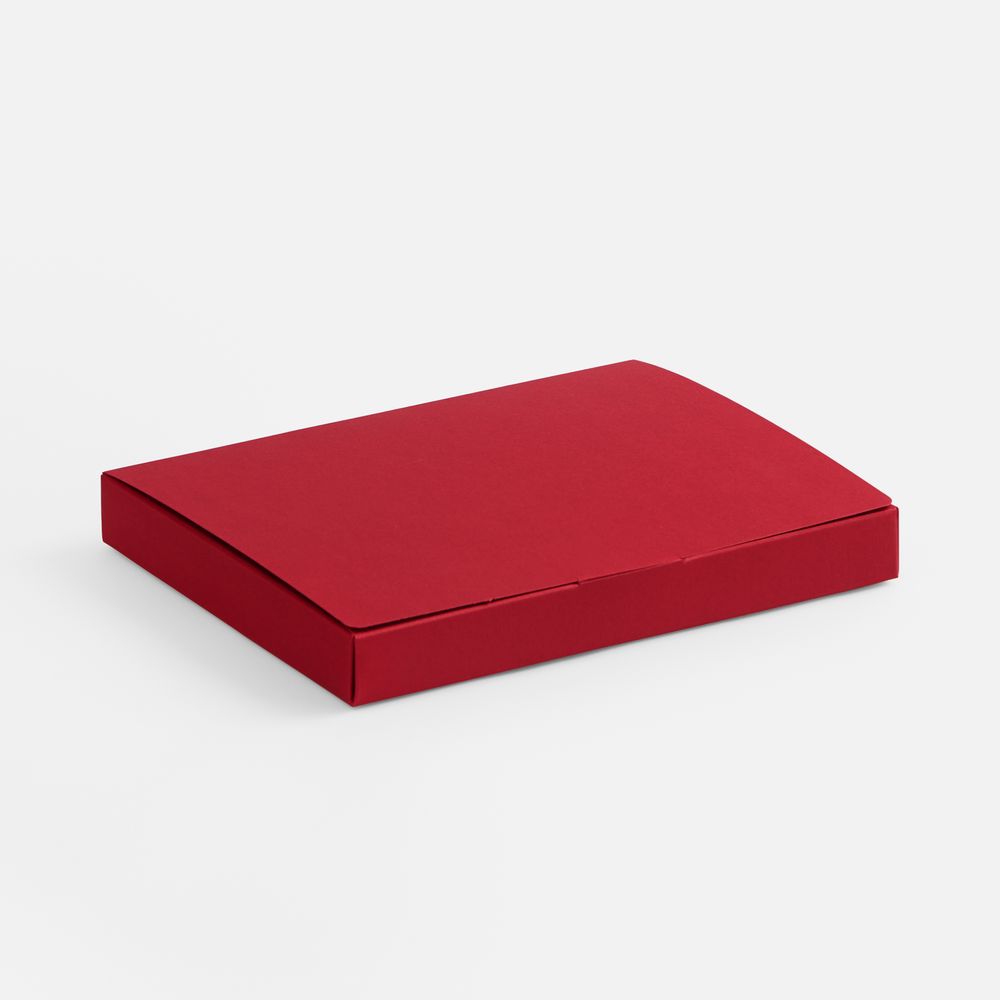 Коробка самосборная Flacky, темно-красная / Миниатюра WWW (1000)