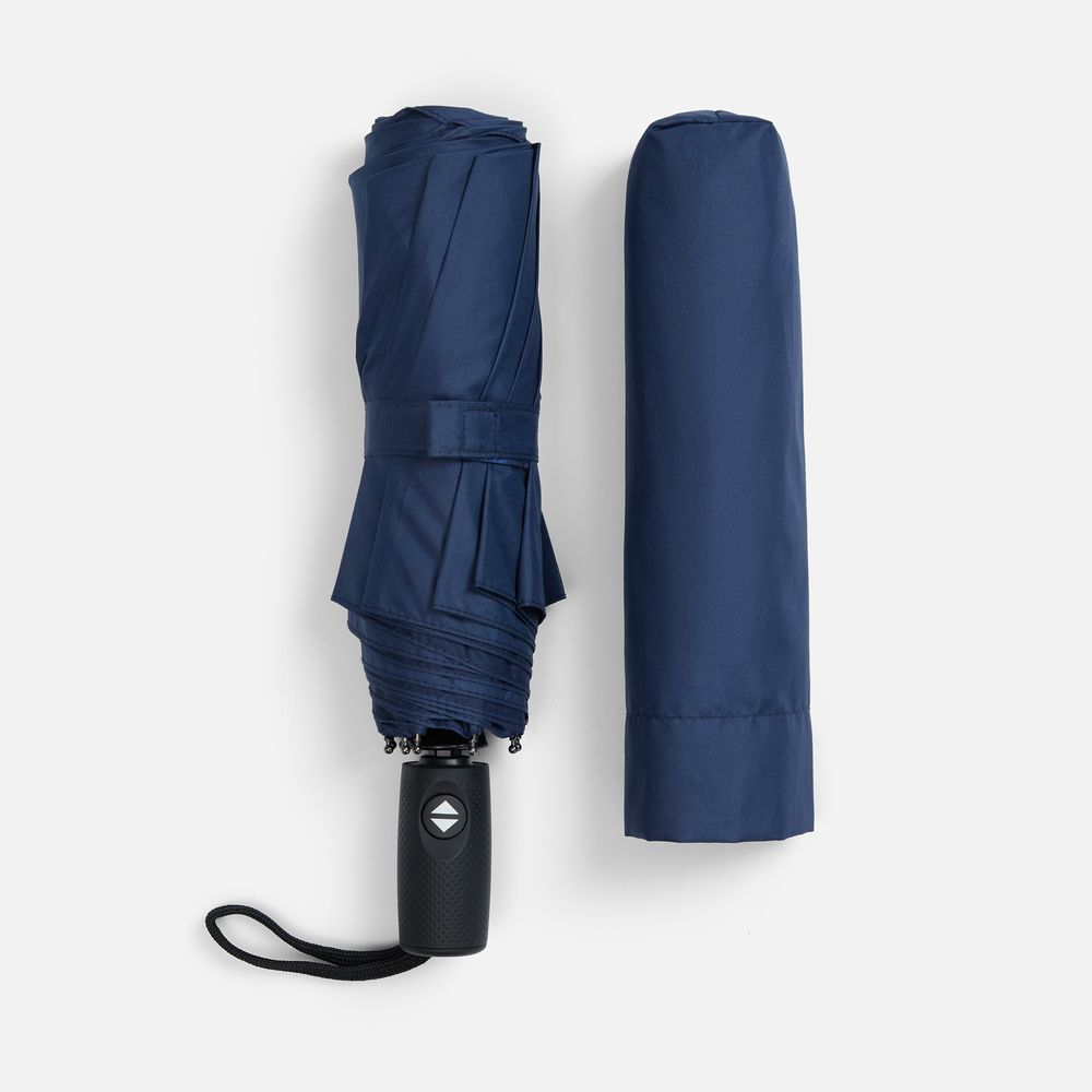 Складной зонт Dome Double с двойным куполом, темно-синий / Миниатюра WWW (1000)