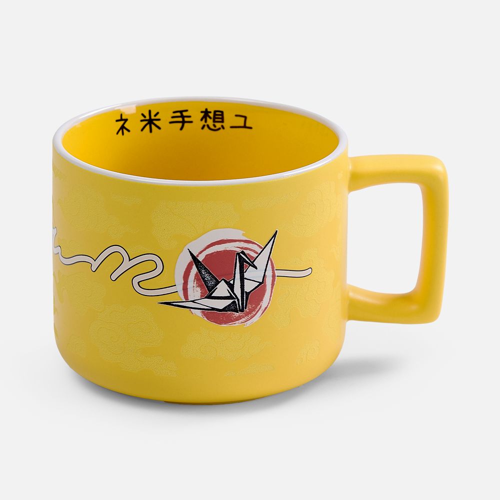 Чашка Fusion, ver.2, желтая / Миниатюра нанесения (1000)