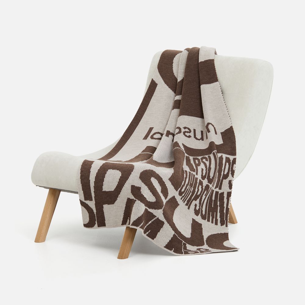 Плед на заказ Tricksy Net Grand Max, 2 цвета, S, акрил / Миниатюра WWW (1000)