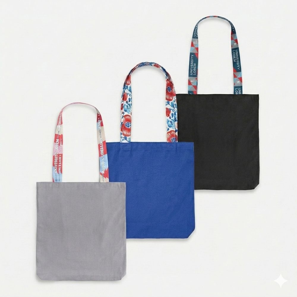 Шопер-конструктор Bolsa с узкими ручками с полноцветной печатью / Миниатюра WWW (1000)