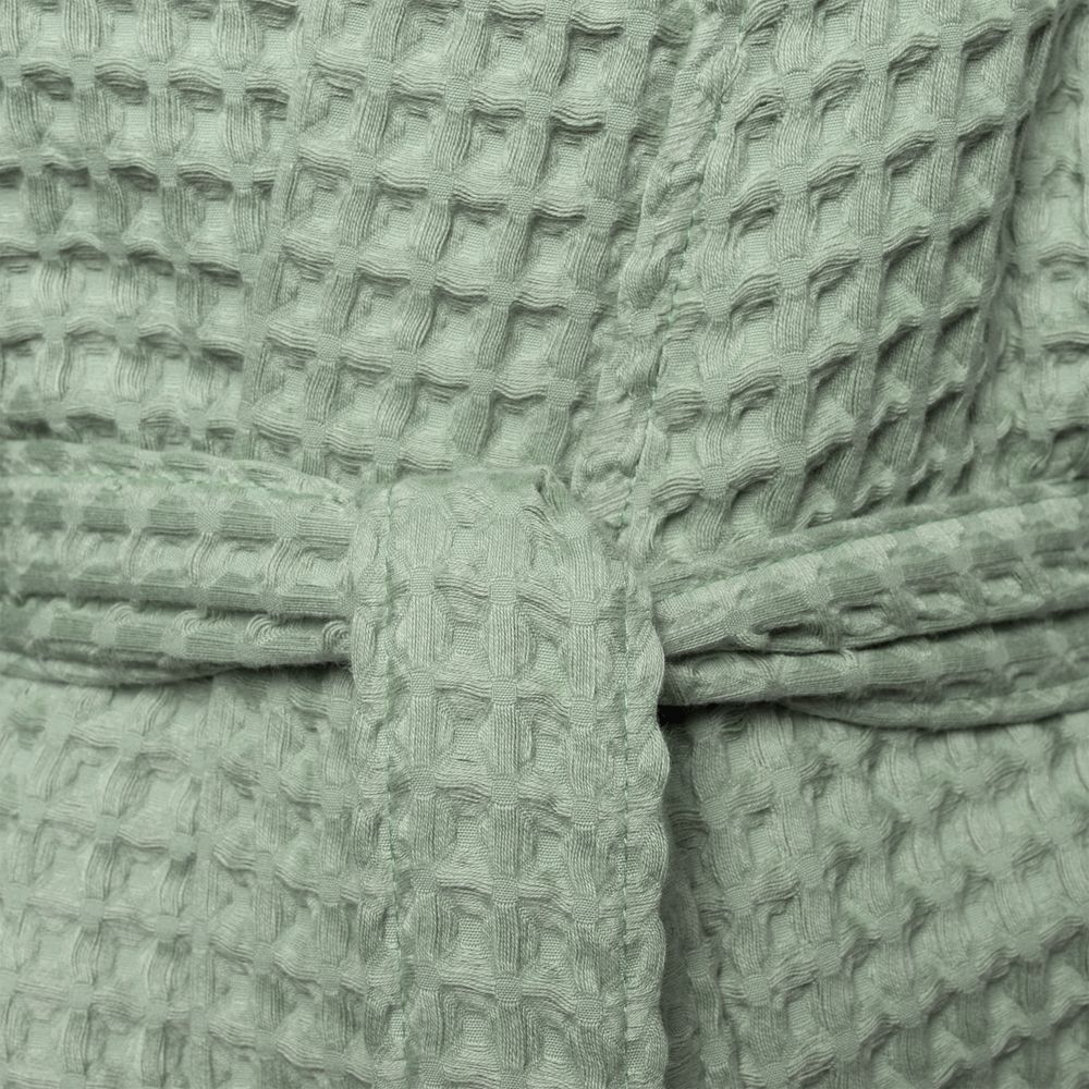 Халат вафельный женский Boho Kimono, зеленая мята / Миниатюра WWW (1000)