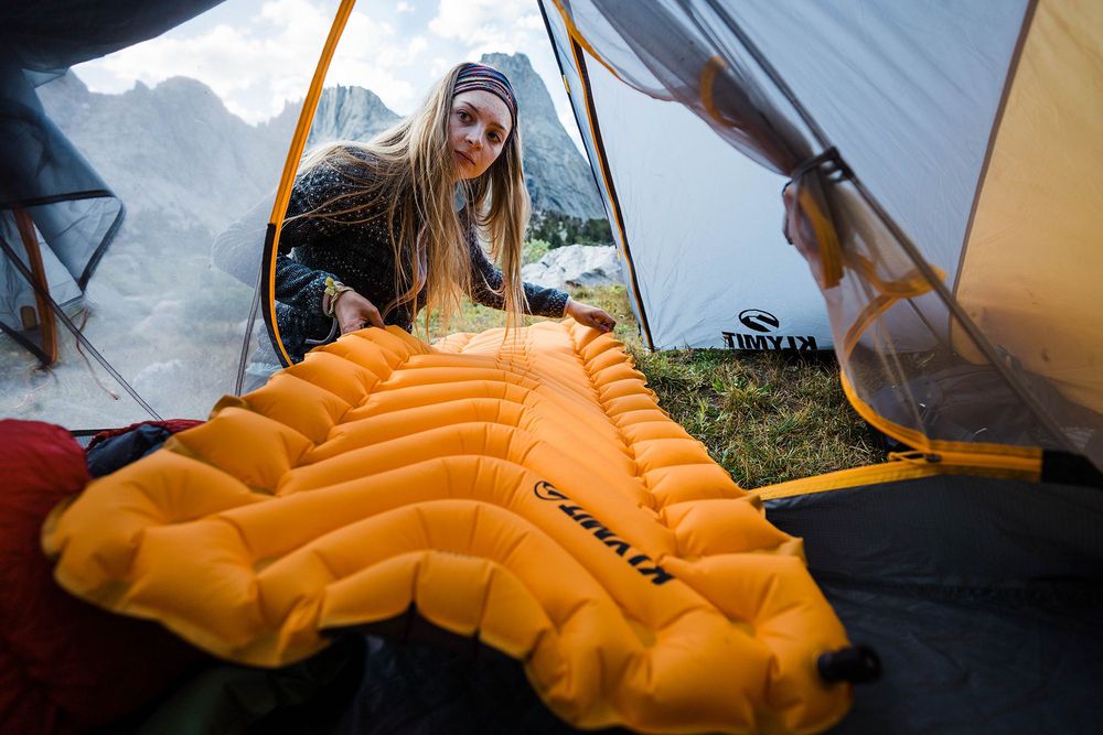 Надувной коврик Insulated Static V Lite, оранжевый / Миниатюра WWW (1000)