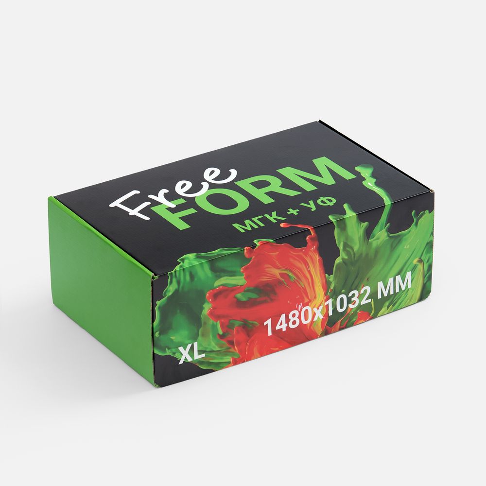 Коробка с печатью на заказ Freeform, XL / Миниатюра WWW (1000)
