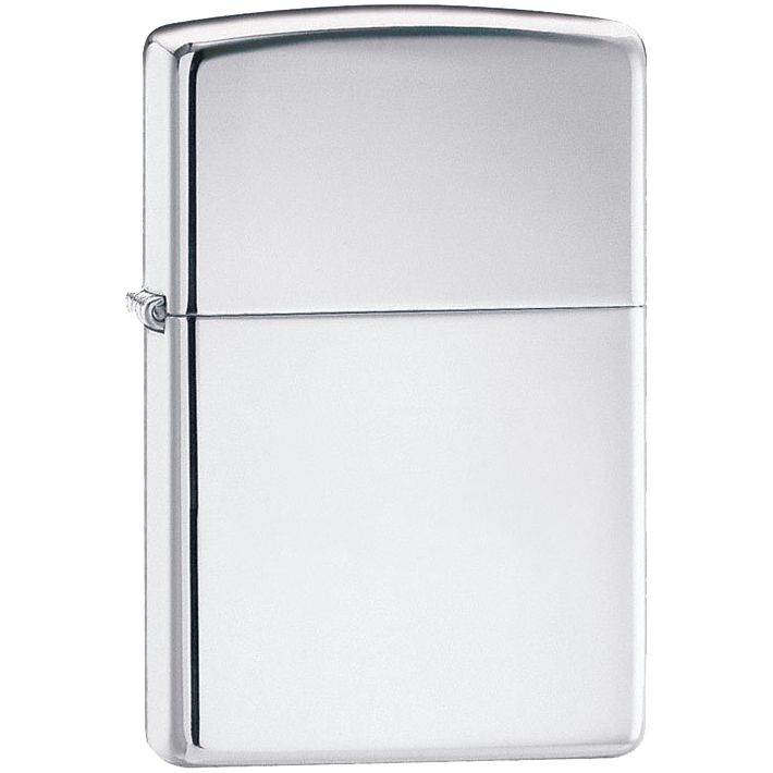 Зажигалка Zippo Classic High Polish, серебристая / Миниатюра WWW (1000)