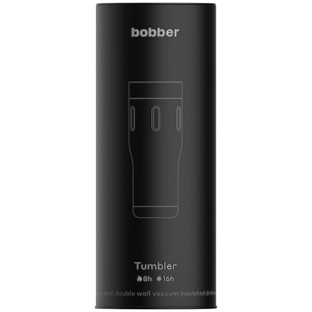Термостакан Tumbler 470, вакуумный, черный / Миниатюра WWW (1000)