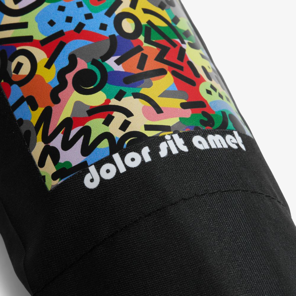 Зонт складной Classic, черный / Миниатюра нанесения (1000)