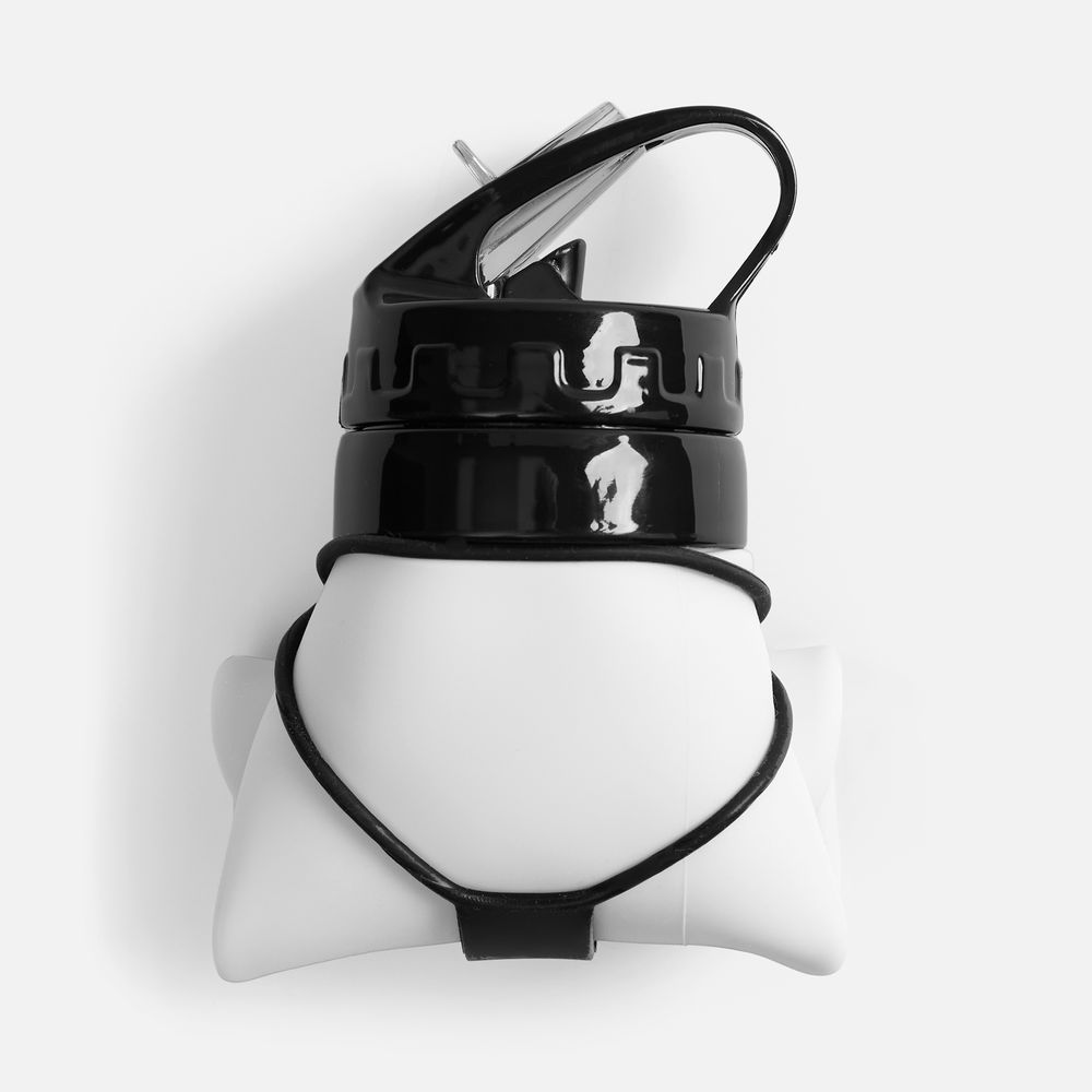 Складная бутылка для воды Langfossen, белая / Миниатюра WWW (1000)