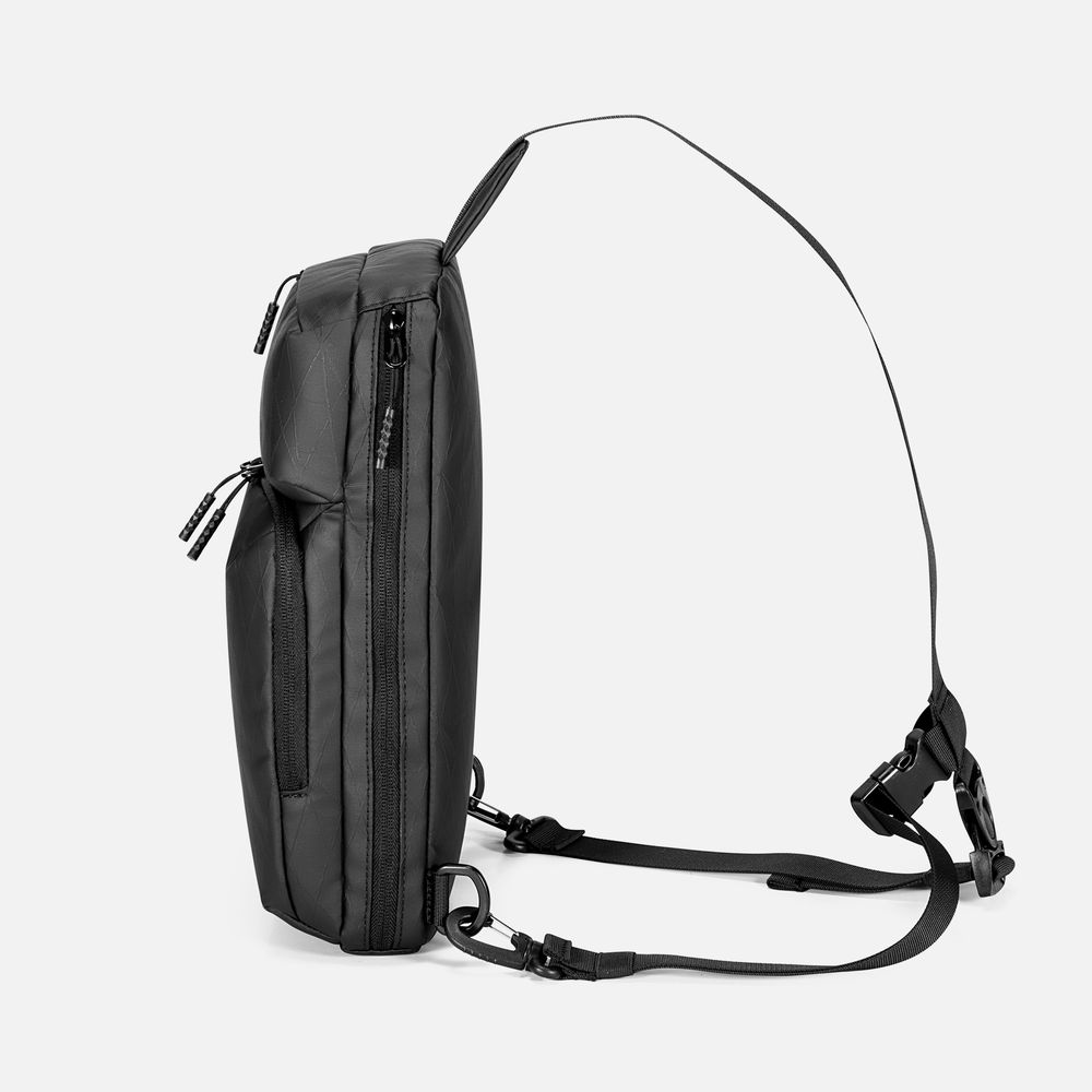 Рюкзак на одно плечо Jekko, черный / Миниатюра WWW (1000)