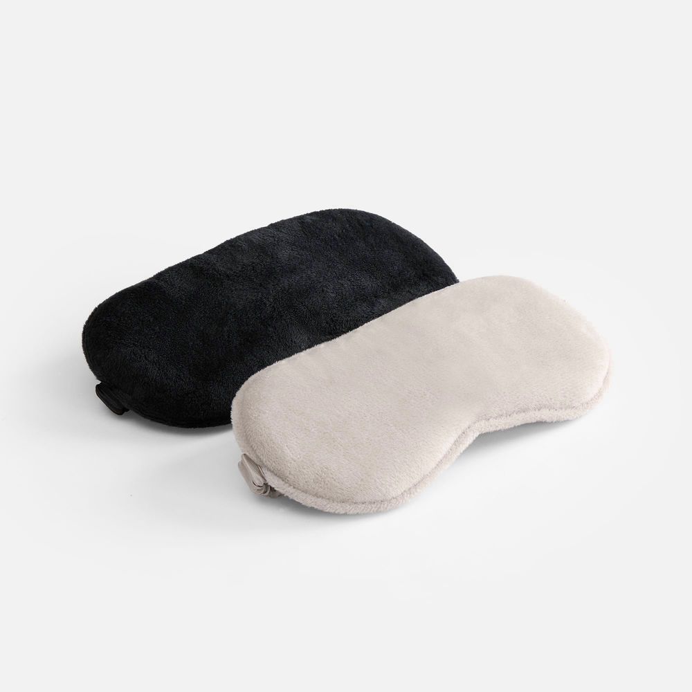 Двухстороняя маска для сна Veluto, серая / Миниатюра WWW (1000)