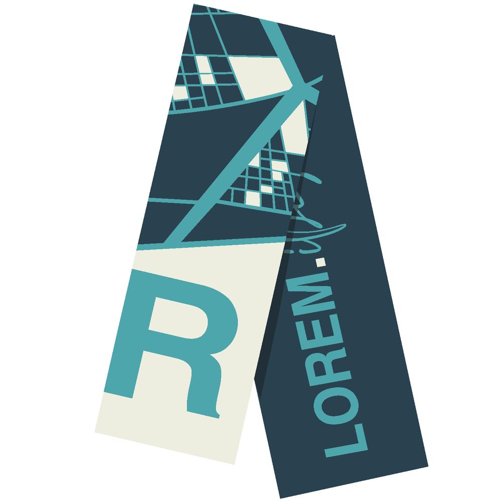 Шарф на заказ Tricksy Classic, L, акрил / Миниатюра WWW (1000)