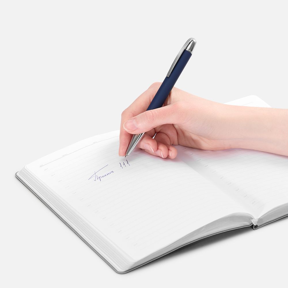 Ручка шариковая Arc Soft Touch, синяя / Миниатюра WWW (1000)