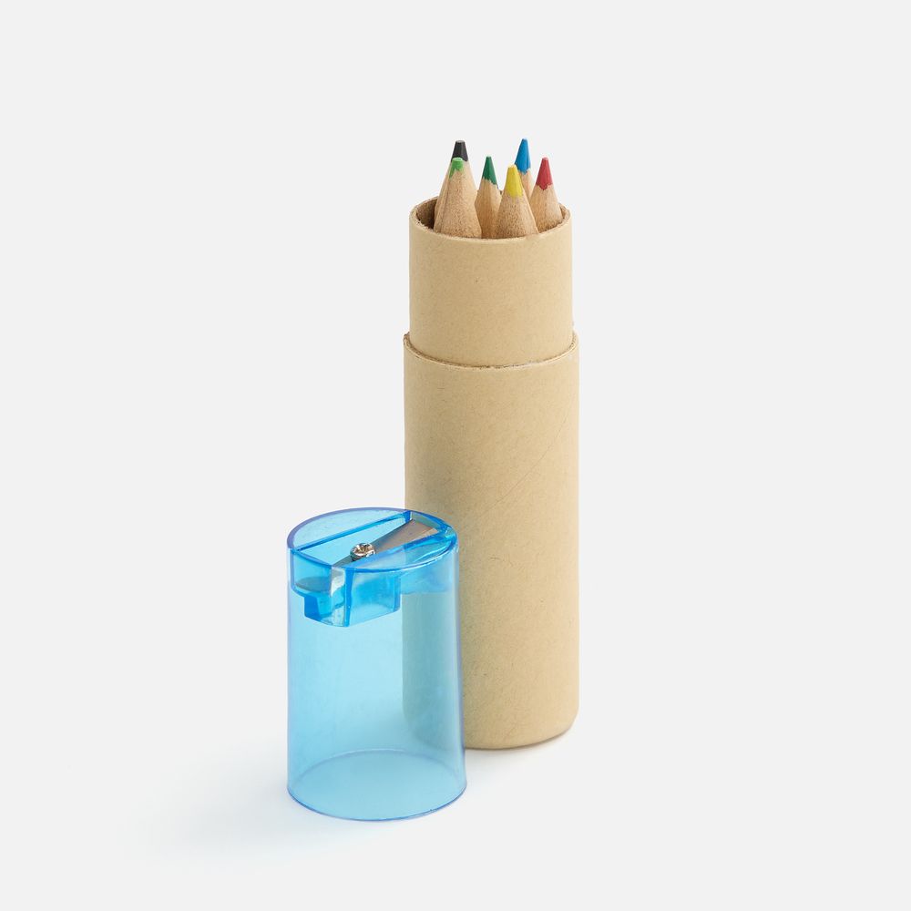 Набор карандашей Pencilvania Office с точилкой, синий / Миниатюра WWW (1000)