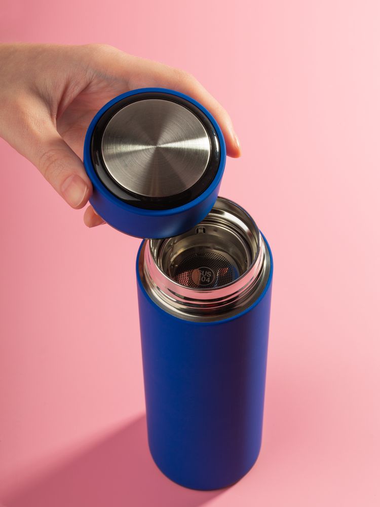 Термос с ситечком Percola, синий / Миниатюра WWW (1000)