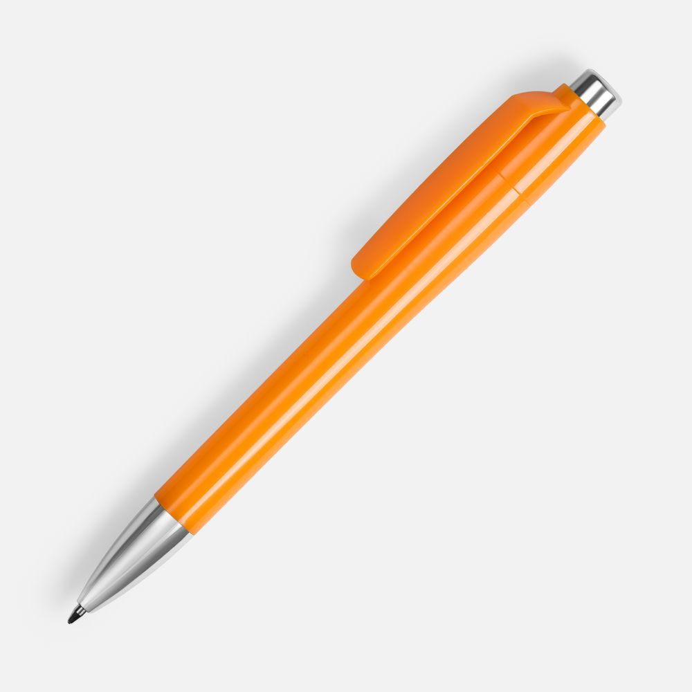 Ручка шариковая Klippa, оранжевая / Миниатюра WWW (1000)