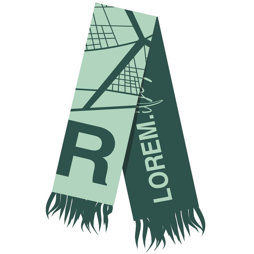 Шарф на заказ Tricksy Classic, L, акрил / Миниатюра WWW (1000)