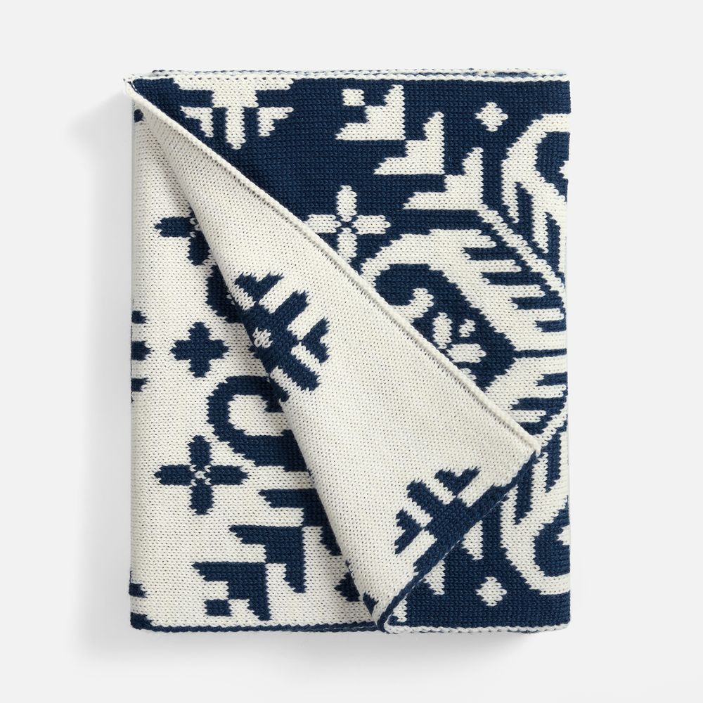 Шарф Wintertude L, синий с белым / Миниатюра WWW (1000)